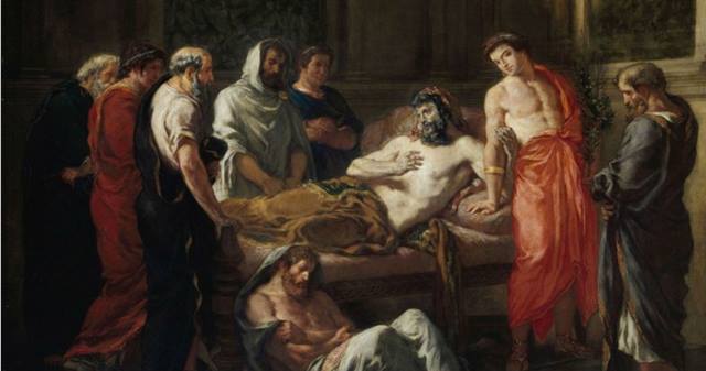 Делакруа. Смерть марка Аврелия Делакруа. Смерть марка Аврелия